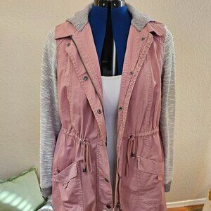 Torrid pink and grey jacket